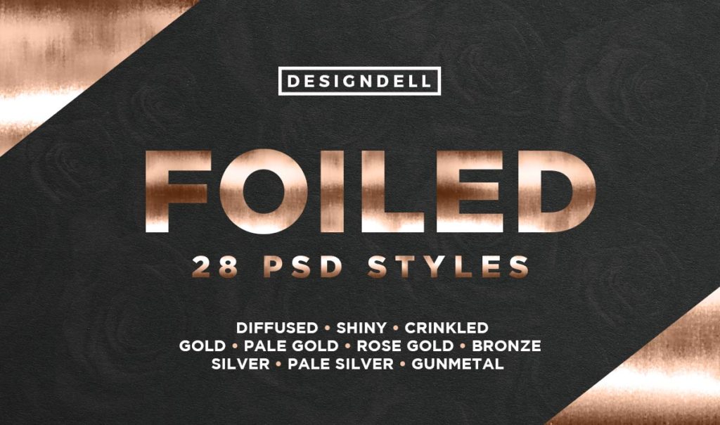 Foiled Photoshop Effect Layer Styles
