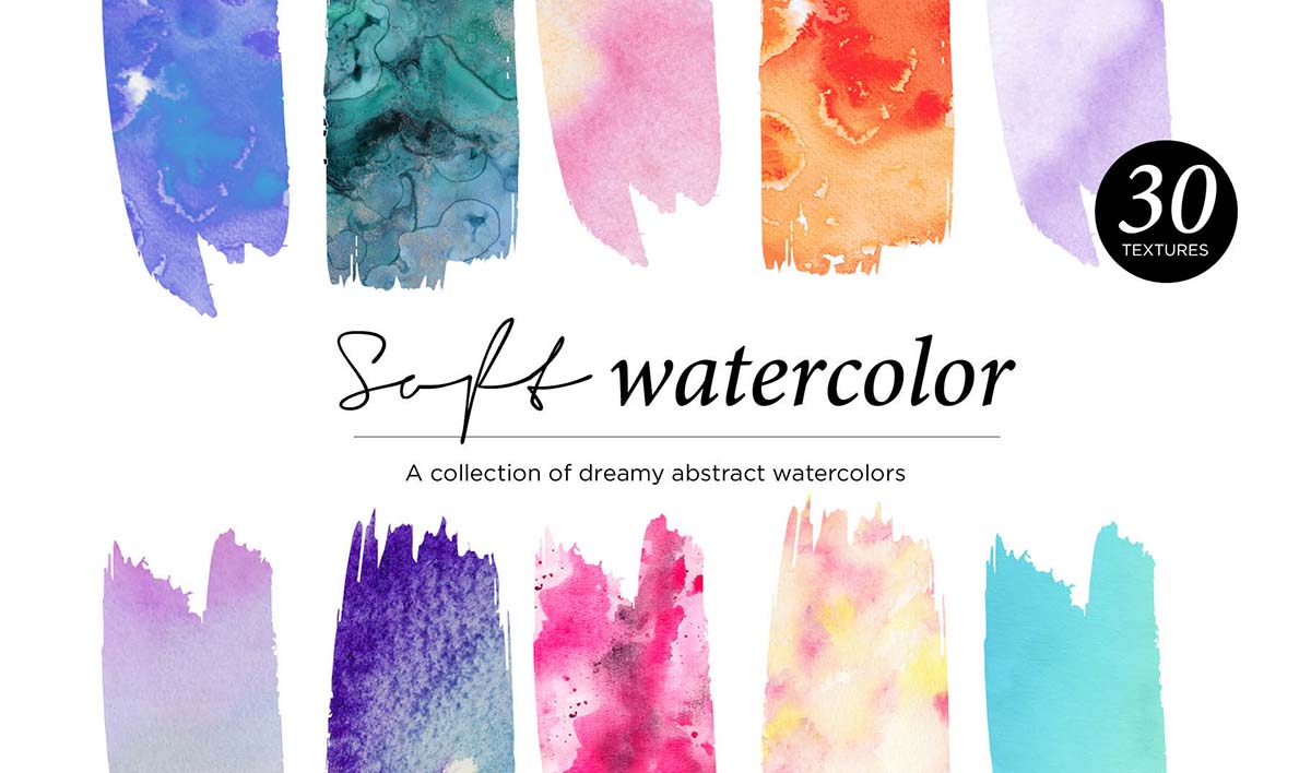 300 Modern Textures – Watercolor Textures