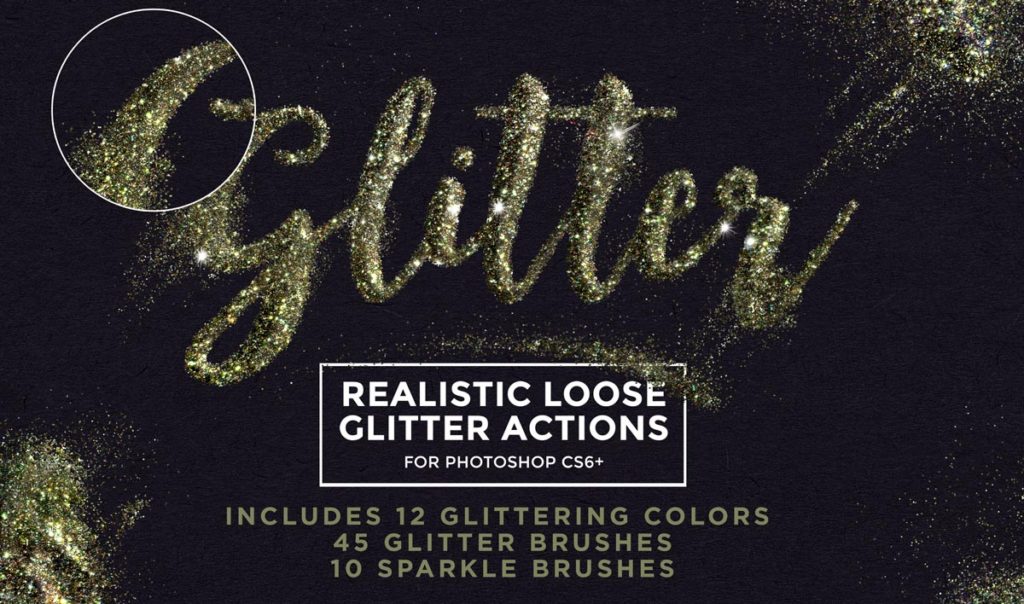 Glitter Photoshop Effect Action 1