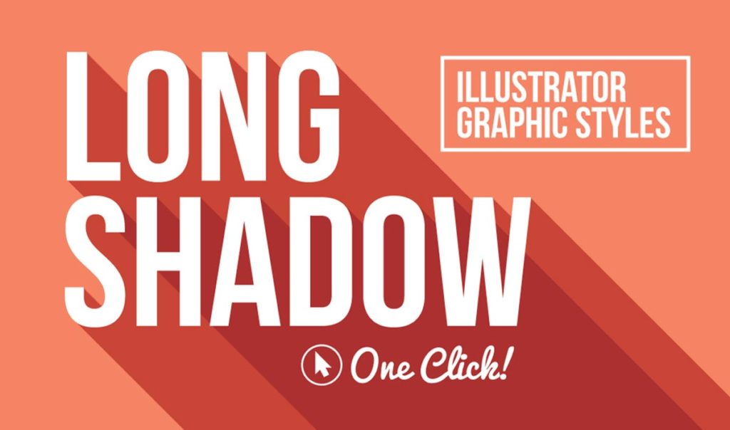 Long Shadow Effect Illustrator Graphic Style
