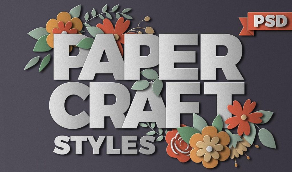 PaperCraft - Paper Cut Collage Photoshop Effect