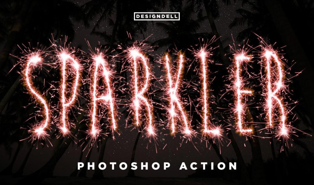 Sparkler Effect Photoshop Action