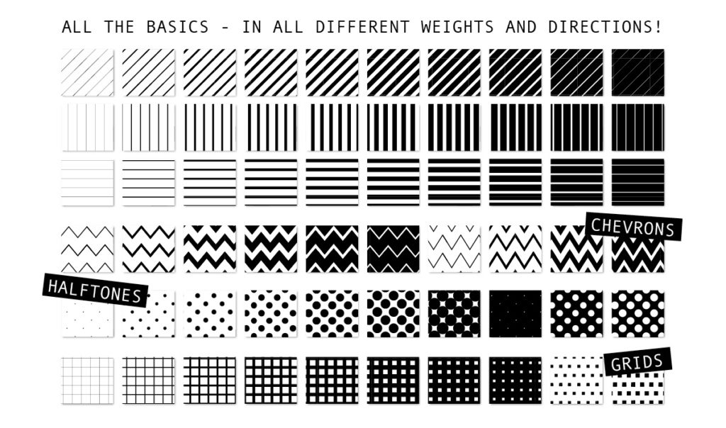 650 Essential Vector Geometric Patterns